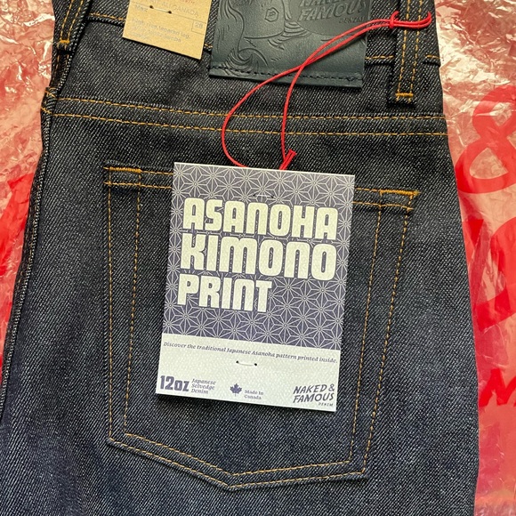 Naked & Famous “Max” - Asanoha Print - Picture 6 of 6